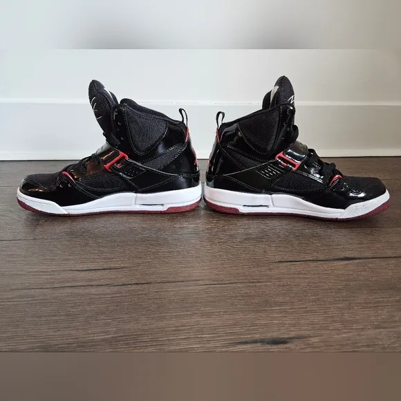 🔥 Air Jordan Flight Shoes 45 High 'BRED'- SIZE 7Y