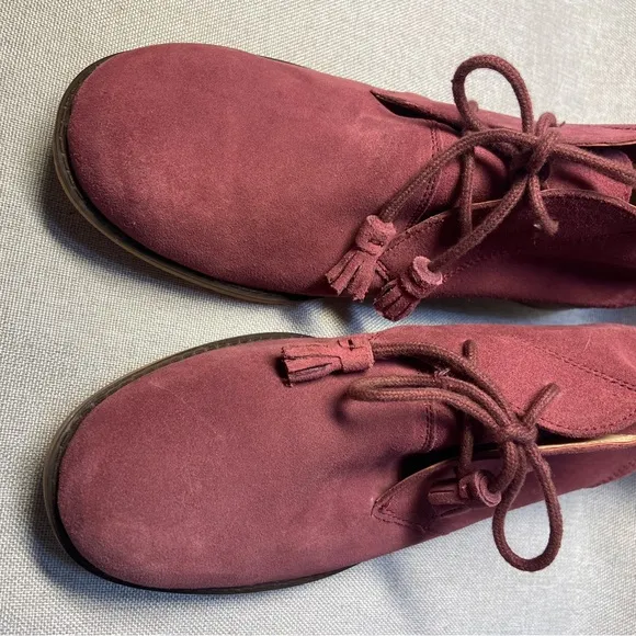 - Hush Puppies Cyra Catelyn Chukka Boots Womens  Purple Suede. Size 12