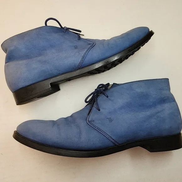 🌸 Tod's | Blue Suede Boots, size 38