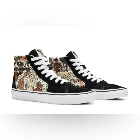 ⚽️ Vans Breast Cancer Awareness Lady Ladi Sk8-Hi Black Skate High Shoes W9