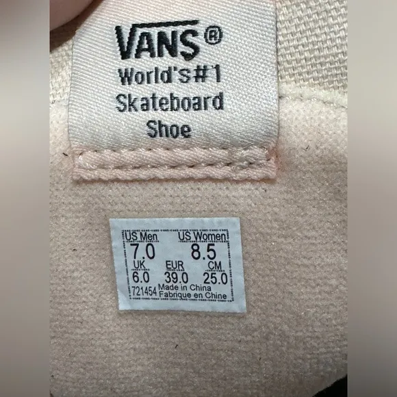 ⚽️ Vans Breast Cancer Awareness Lady Ladi Sk8-Hi Black Skate High Shoes W9