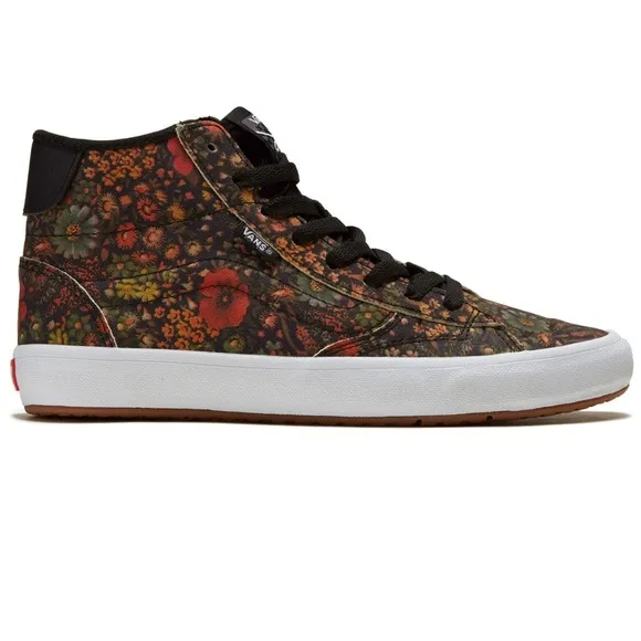 #43❤️ Brand new Vans The Lizzie Flower Black