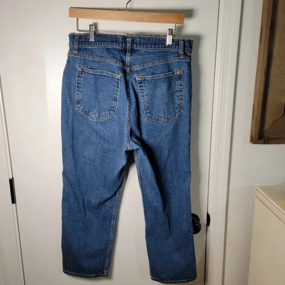 Abercrombie &amp; Fitch Curve Love The Ankle Straight Ultra High Rise | Size 30/10S