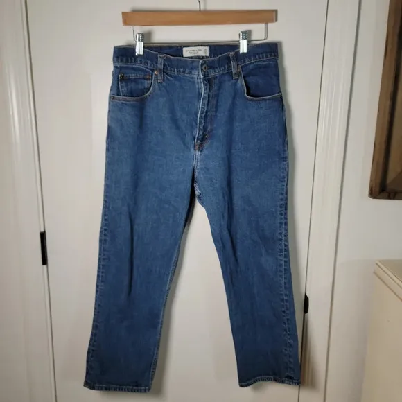 Abercrombie &amp; Fitch Curve Love The Ankle Straight Ultra High Rise | Size 30/10S