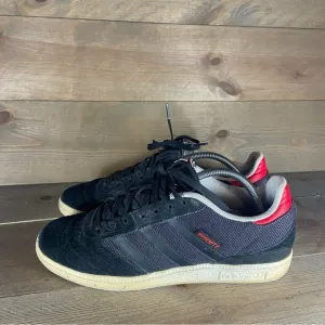 adidas busenitz mens size 9 shoes black athletic skate sneakers
