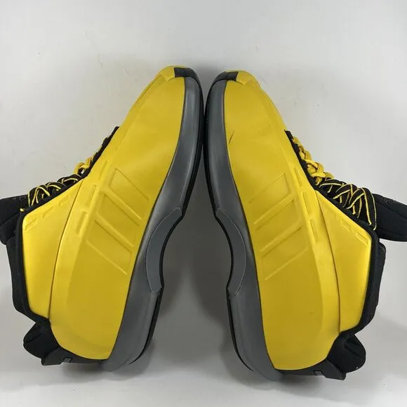 Adidas Kobe Crazy 1 Retro Basketball Shoes Lakers Yellow Mens Size 11.5 GY3808