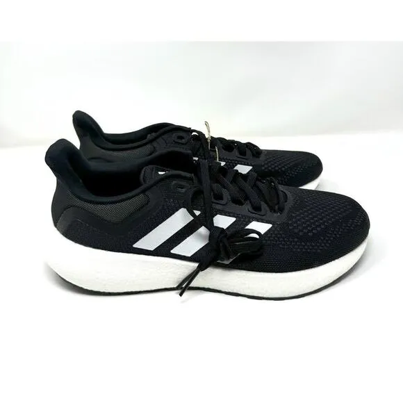 Adidas Men Shoes Pureboost 22 , Black/White/Carbon, Size 8.5