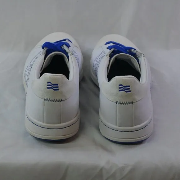 Adidas Men's Adizero White Blue Leather Golf Shoes 816456 White Size 9.5‎
