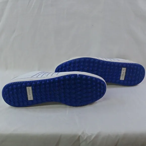 Adidas Men's Adizero White Blue Leather Golf Shoes 816456 White Size 9.5‎