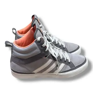 Adidas Originals High Tops Gray &amp; Orange Shoes Sneakers Men’s Size 10, G59808