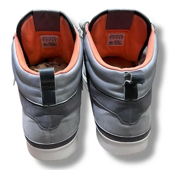 Adidas Originals High Tops Gray &amp; Orange Shoes Sneakers Men’s Size 10, G59808