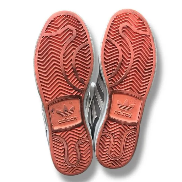 Adidas Originals High Tops Gray &amp; Orange Shoes Sneakers Men’s Size 10, G59808