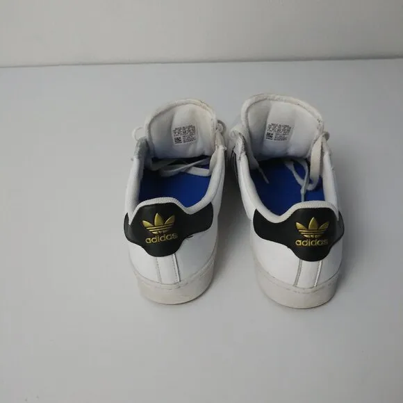 Adidas Superstar Skateboarding Vulc Adv Shoes  White Black Men's 7 EUC
