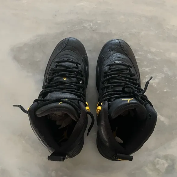 Air Jordan 12 Retro Men's Size 8 Shoes Black Taxi