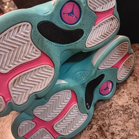 Air Jordan 13 Retro Aurora White Soar Sneakers Shoes size 11