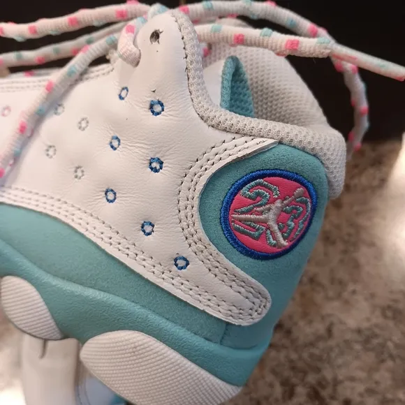 Air Jordan 13 Retro Aurora White Soar Sneakers Shoes size 11