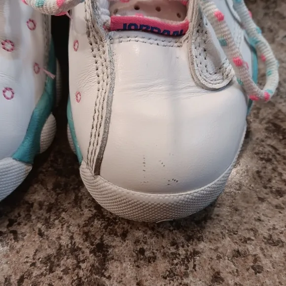 Air Jordan 13 Retro Aurora White Soar Sneakers Shoes size 11