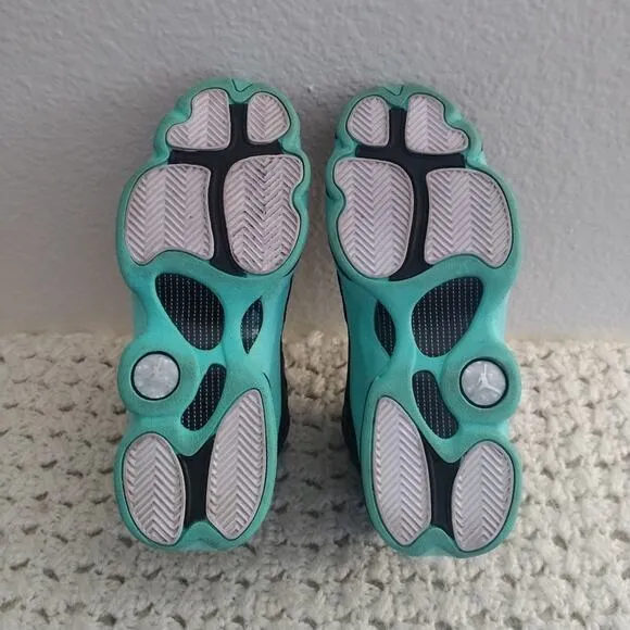 Air Jordan 13 Retro GS 'Island Green' size 5.5y
