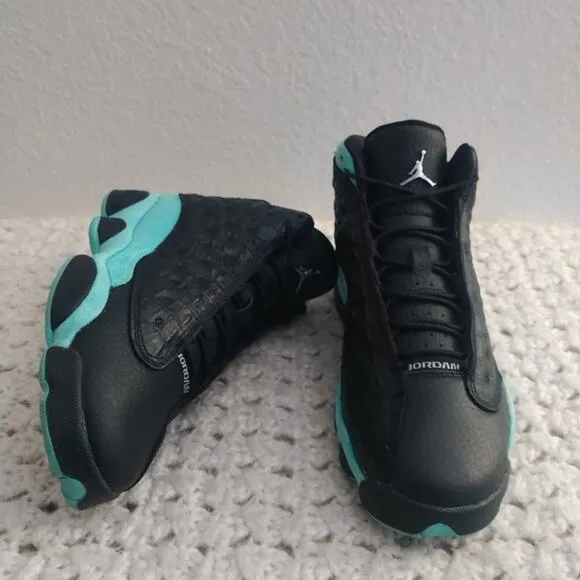 Air Jordan 13 Retro GS 'Island Green' size 5.5y