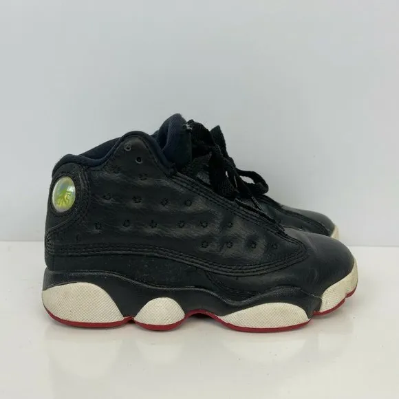 Air Jordan 13 Retro PS Playoff Basketball Shoes 2011 Release Black Kids Size 12C