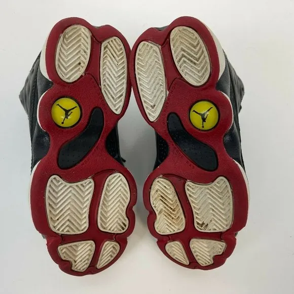 Air Jordan 13 Retro PS Playoff Basketball Shoes 2011 Release Black Kids Size 12C