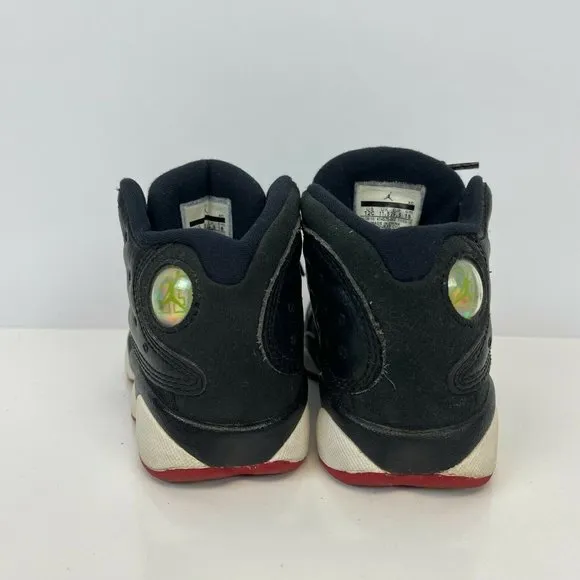 Air Jordan 13 Retro PS Playoff Basketball Shoes 2011 Release Black Kids Size 12C