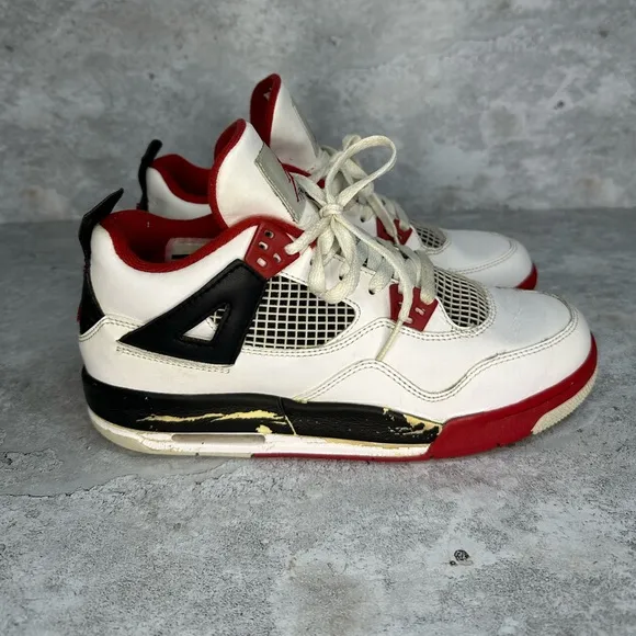 Air Jordan 4 Retro Fire Red Retro 2012 sz 7Y (PREOWNED)