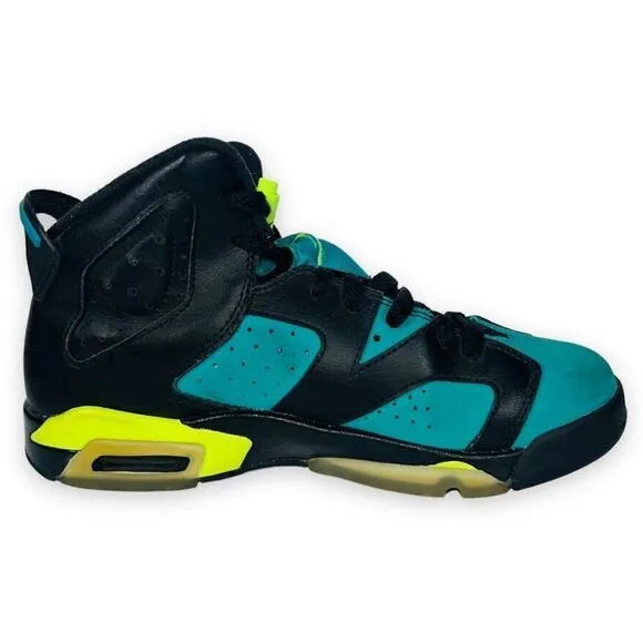 Air Jordan 6 Retro GG 'Turbo Green' 543390-043 Youth 6 Women's 7.5