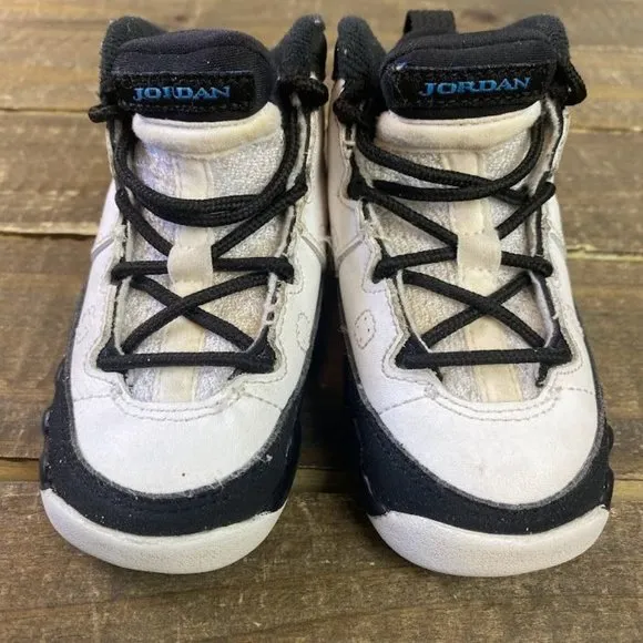 Air Jordan 9 Retro “University Blue” UNC 401812-140 Toddler Td Baby Boy Size 5C