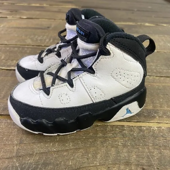 Air Jordan 9 Retro “University Blue” UNC 401812-140 Toddler Td Baby Boy Size 5C