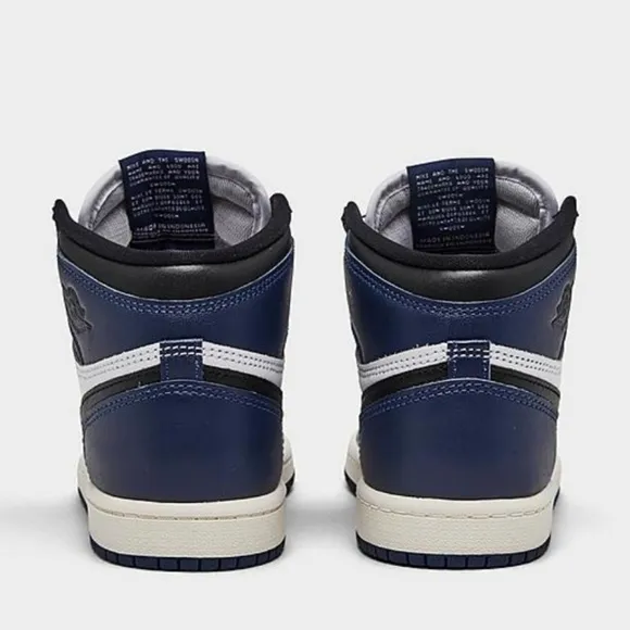 Air Jordan Retro 1 High - Little Kids   OG Shoes -  Midnight Navy/Black/White