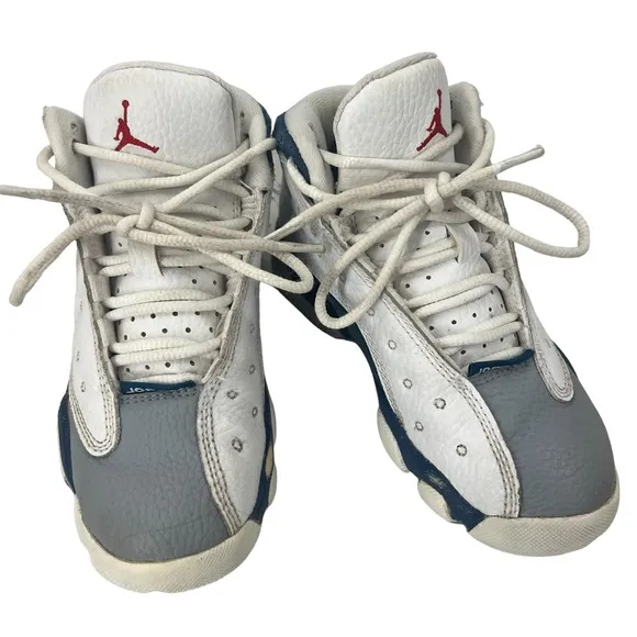 Air Jordan‎ Retro 13 XIII PS French Blue White Boys size 12C