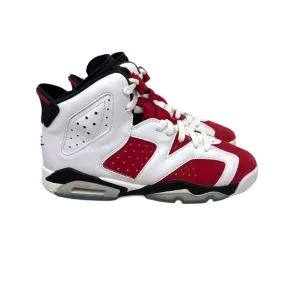 Air Jordan Shoes Jordan 6 Retro Red White Sneakers Size Youth / Men's 7