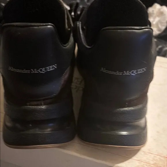 Alexander McQueen Men's Black and Brown Sneakers