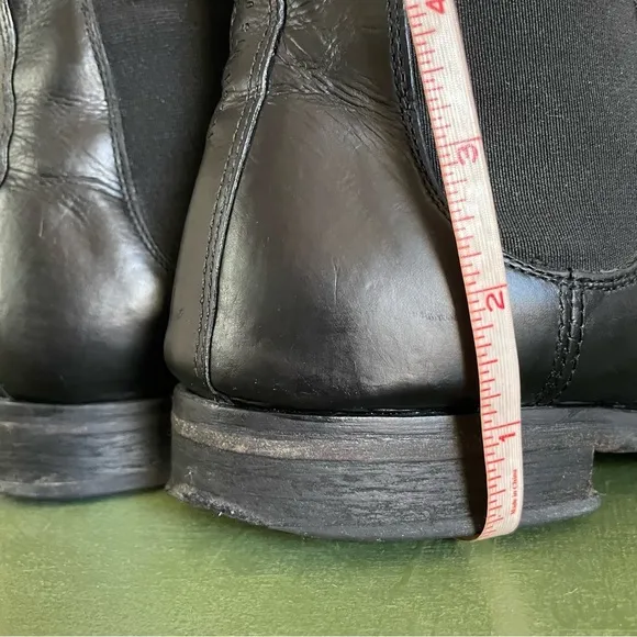 All Saints Men’s Classic Chelsea Boots in Black Leather *Portugal*