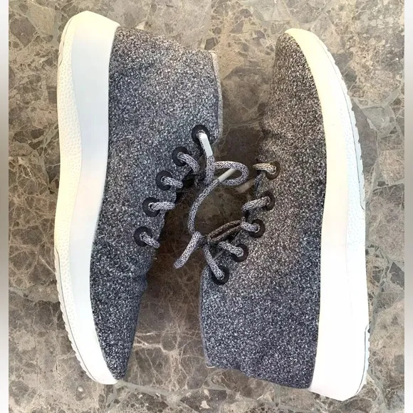 ALLBIRDS WRUM High Top Merino Wool Runner Up Mizzles Men's Sneakers Gray.