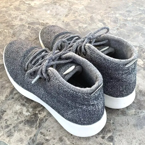 ALLBIRDS WRUM High Top Merino Wool Runner Up Mizzles Men's Sneakers Gray.