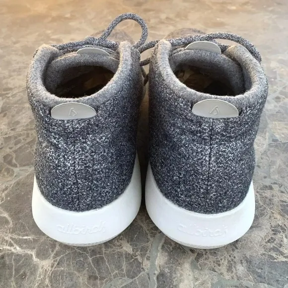ALLBIRDS WRUM High Top Merino Wool Runner Up Mizzles Men's Sneakers Gray.