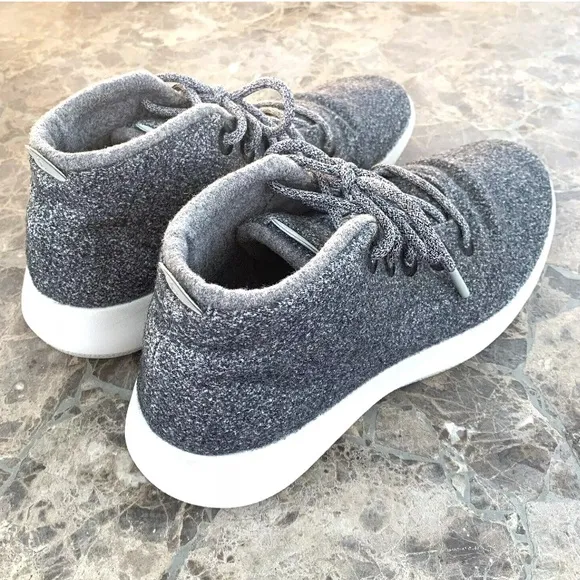 ALLBIRDS WRUM High Top Merino Wool Runner Up Mizzles Men's Sneakers Gray.