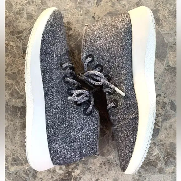 ALLBIRDS WRUM High Top Merino Wool Runner Up Mizzles Men's Sneakers Gray.