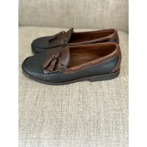 Allen Edmonds Shoes Mens 10.5 D Nashua Kiltie Tassel Loafer Slip On Brown Black