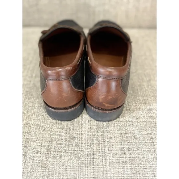 Allen Edmonds Shoes Mens 10.5 D Nashua Kiltie Tassel Loafer Slip On Brown Black