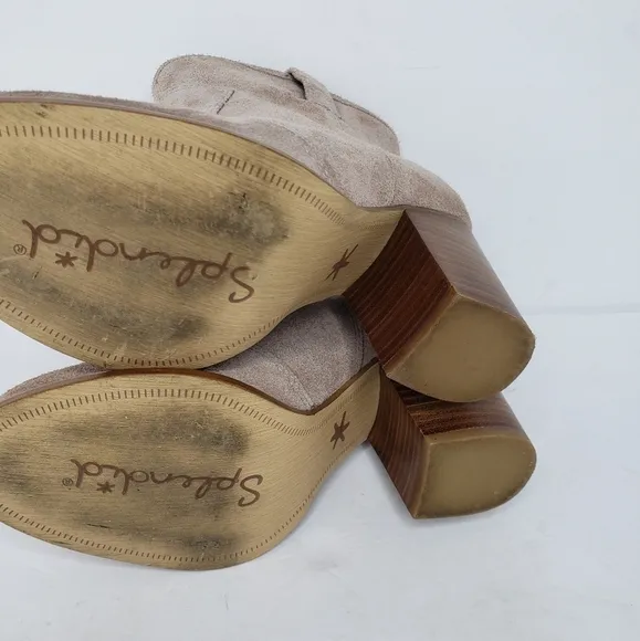 Anthro Splendid Lakota Tan Suede Ankle Booties