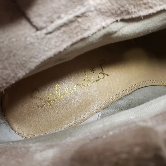 Anthro Splendid Lakota Tan Suede Ankle Booties
