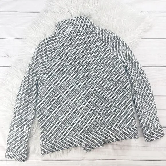 Anthropologie Second Female Static Stripe Moto Jacket Size XS