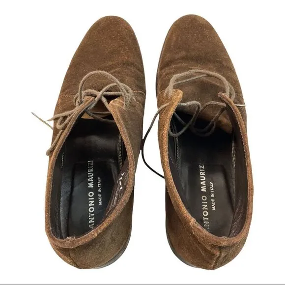 Antonio Maurizi  Men’s  Brown Suede Ankle Boots. Size 39.