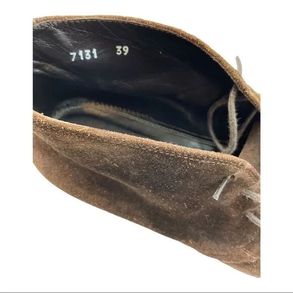 Antonio Maurizi  Men’s  Brown Suede Ankle Boots. Size 39.