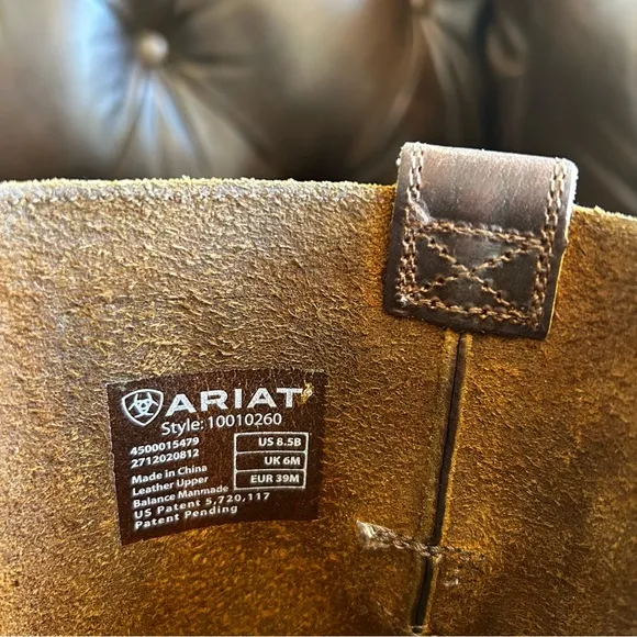 Ariat Women’s Brown Leather Cowboy Boots size 8.5B