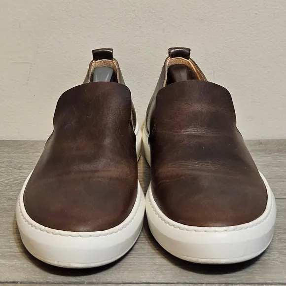 Astorflex Srl Men's Size EU 43 US 10 Brown Leather Slip On Shoes Made In Italy