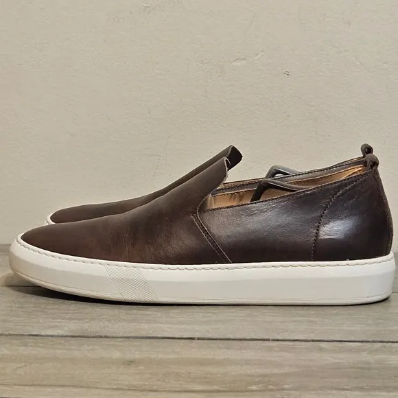 Astorflex Srl Men's Size EU 43 US 10 Brown Leather Slip On Shoes Made In Italy
